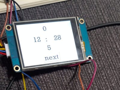 GPS Speedometer on a Nextion display