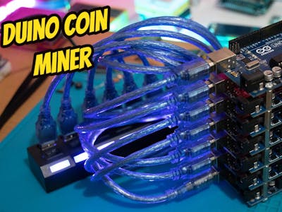 Mining Cryptocurrency using Arduino (DuinoCoin)