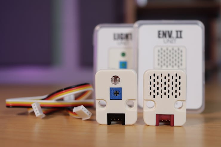 M5Stack Light Sensor Unit and ENV II Unit
