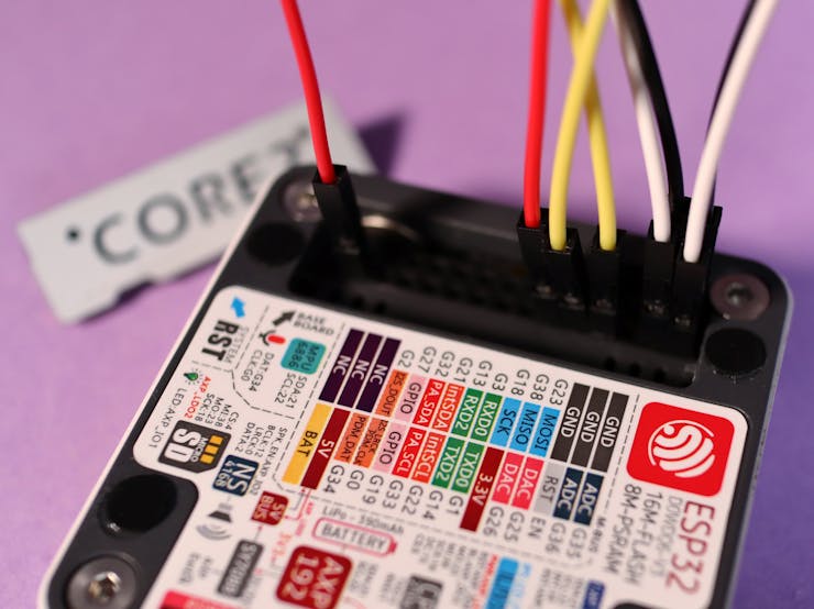 Pin connections for the Light Sensor Unit and the Watering Unit