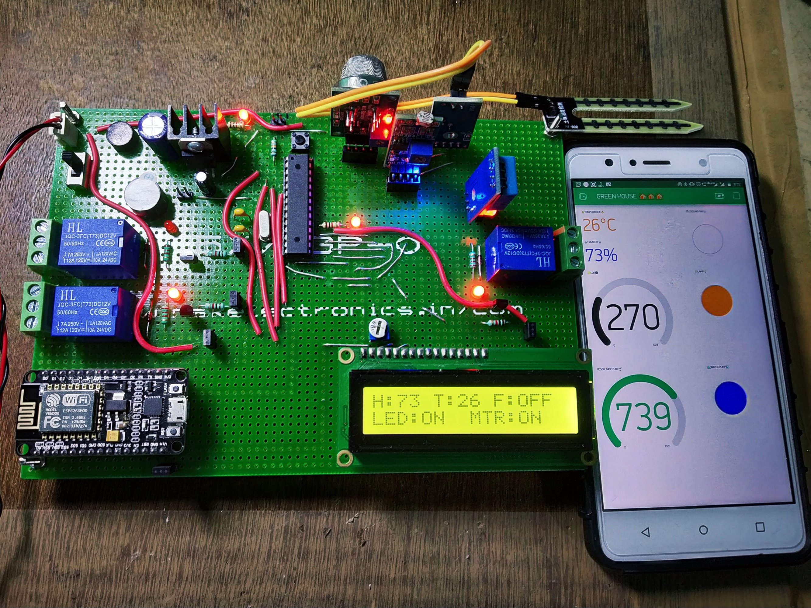 Smart Greenhouse Monitoring And Controlling Using Iot - Arduino Project Hub