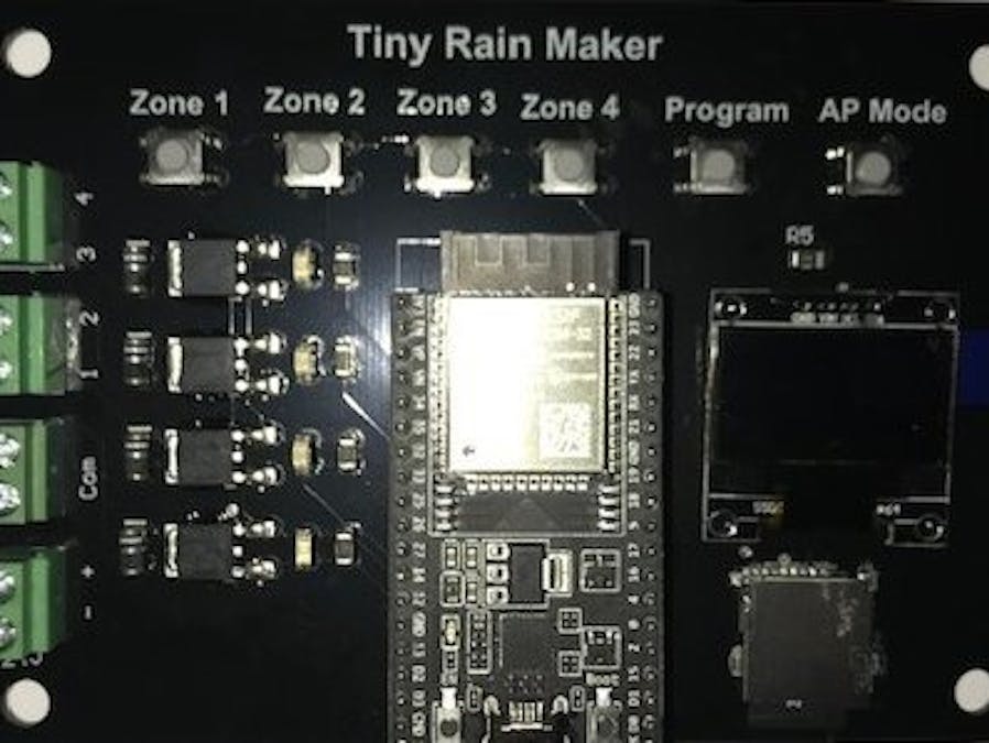 nanoFramework Tiny Rain Maker Irrigation Controller