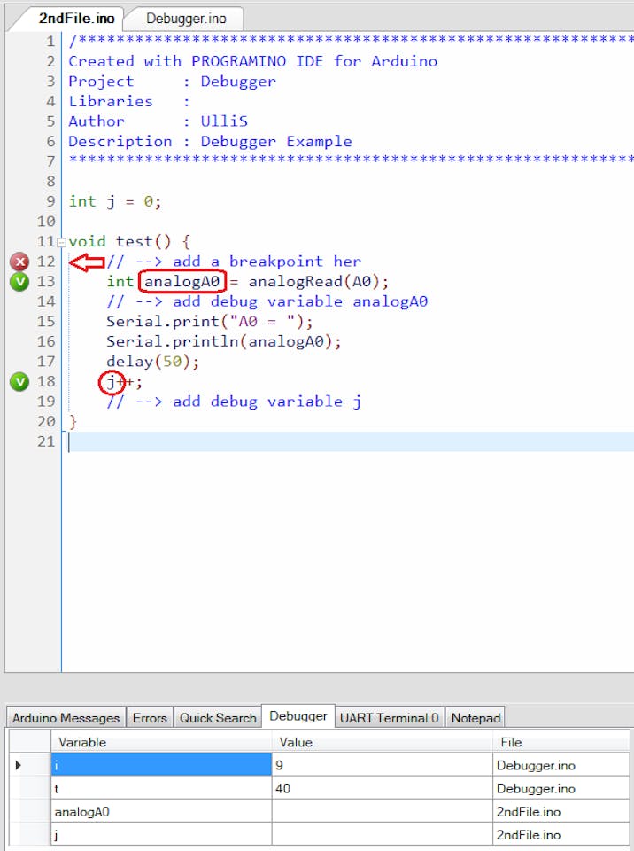 Debugging Arduino C/C++ Code 