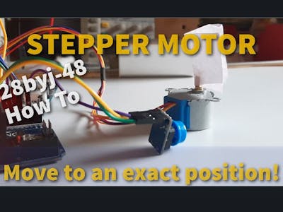 Move a Stepper Motor to an Exact Position