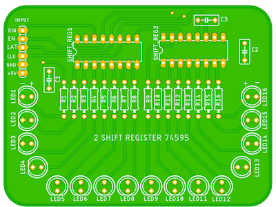 Shift Register 74595 LED Controller