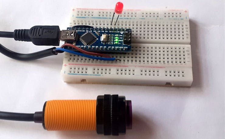 Using an Infrared Sensor to Detect Obstructions with Arduino — Nonscio