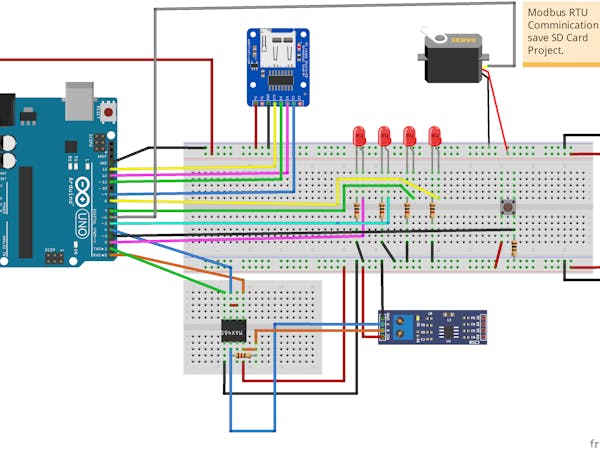 Modbus RTU SD Read & Write with - Arduino Project Hub