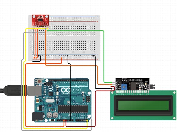 Counting Steps using Arduino and Accelerometer