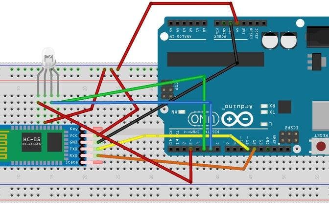 How to control RGB LED from bluetooth & arduino | Hackaday.io