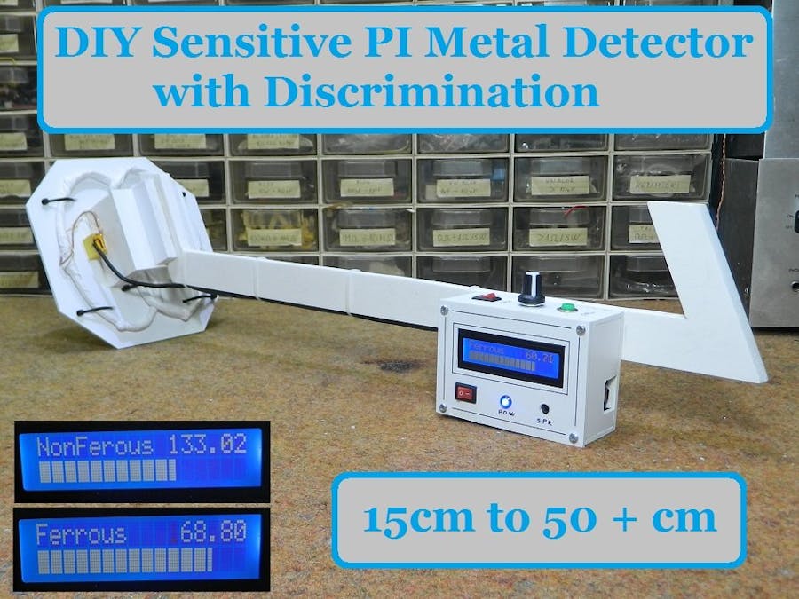 Alienare Zi Maiestuos  DIY Sensitive Arduino IB Metal Detector with Discrimination - Hackster.io