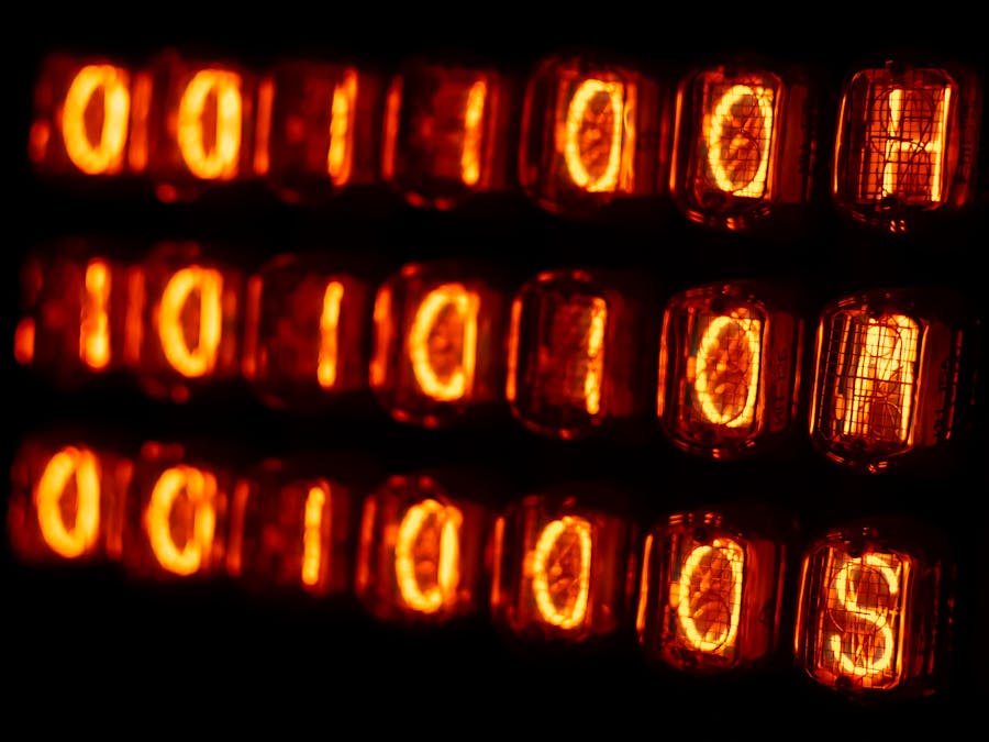 IN-12 IN-15 Big Binary Nixie Clock
