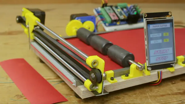 Automatic Paper Cutting Machine - Hackster.io
