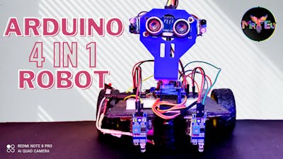 Arduino 4in1 Robot Projects