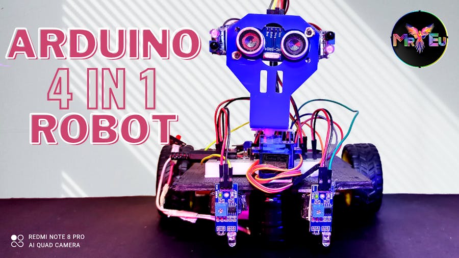 Arduino 4in1 Robot Projects