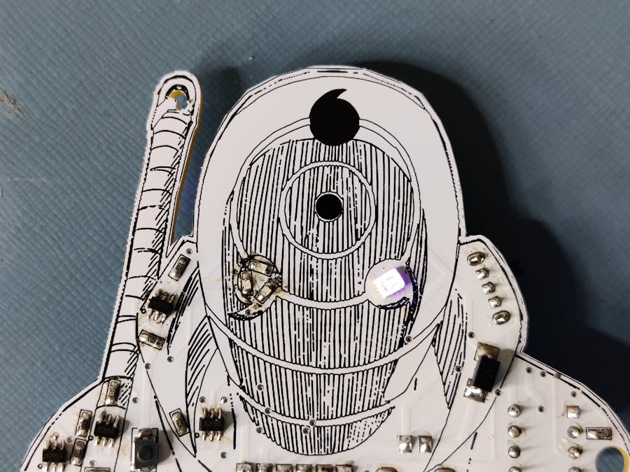 Obito Uchiha PCB Badge