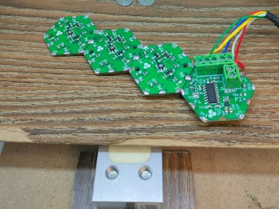 Hexabitz Weight Scale with RGB LED Indication