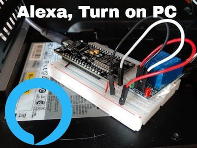 Turn on your PC with Alexa and the ESP8266 like IRONMAN