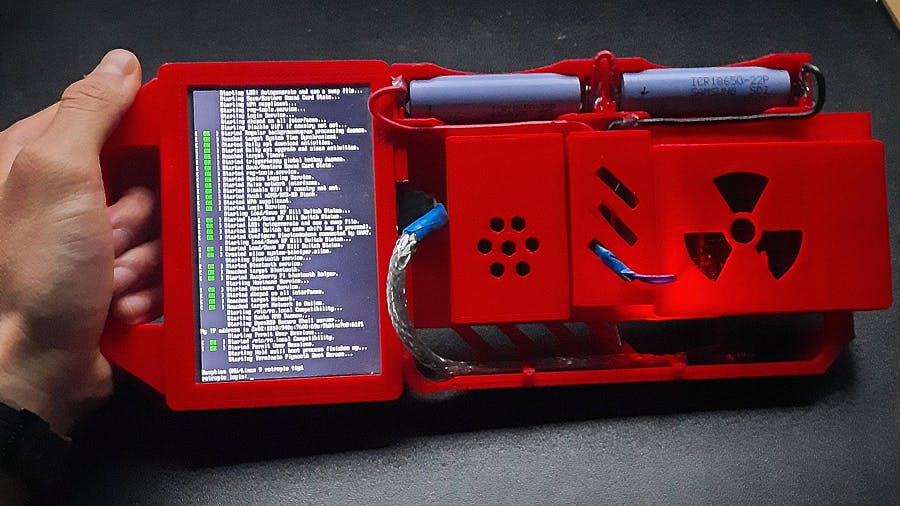 This Eye-Catching 3D-Printed Cyberdeck Raspberry Pi-Powered Retro in Your Fist - Hackster.io