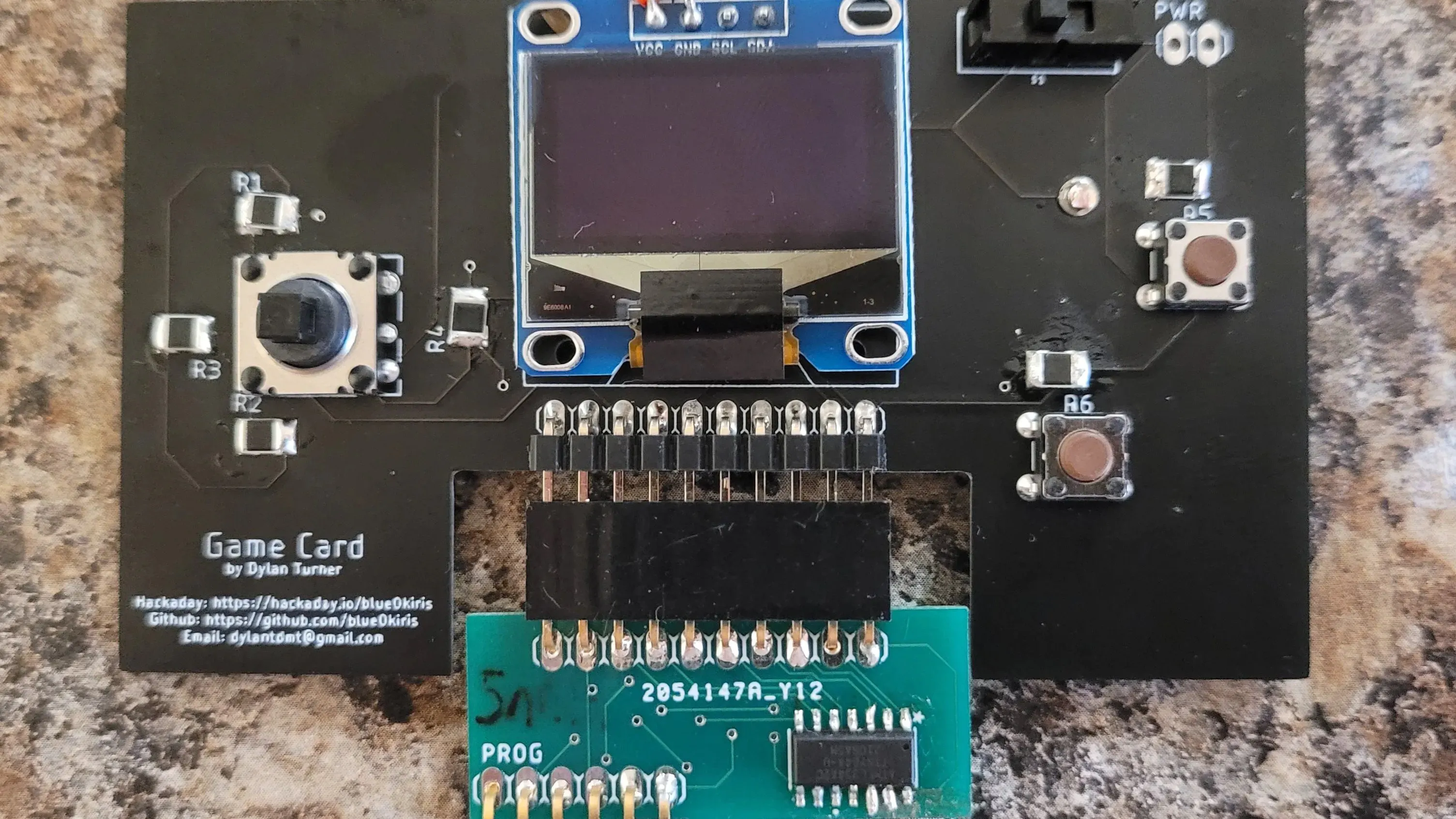 Upgrade Your Business Card to One That Plays Games with the Game Card -  Hackster.io