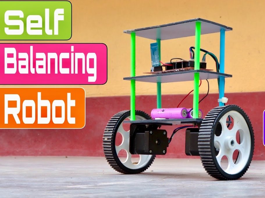 How To Make DIY Smartphones Controlled Self Balancing Robot - Arduino ...