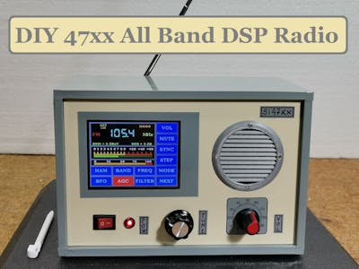 DIY Si47xx All Band DSP Radio with 2.8 Inch Touch Display