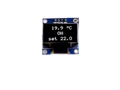 OLED Room Thermostat PIC16F628A