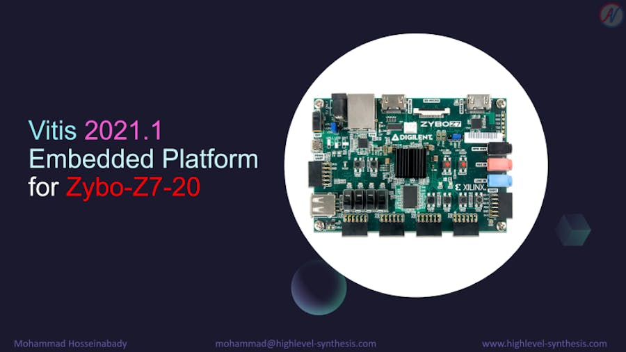 Vitis 2021.1 Embedded Platform for Zybo-Z7-20