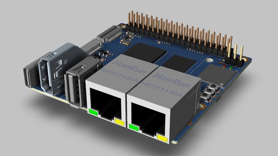SinoVOIP's Banana Pi M2S Packs Dual Gigabit Ethernet, an Amlogic A311D for  a Range of Workloads 
