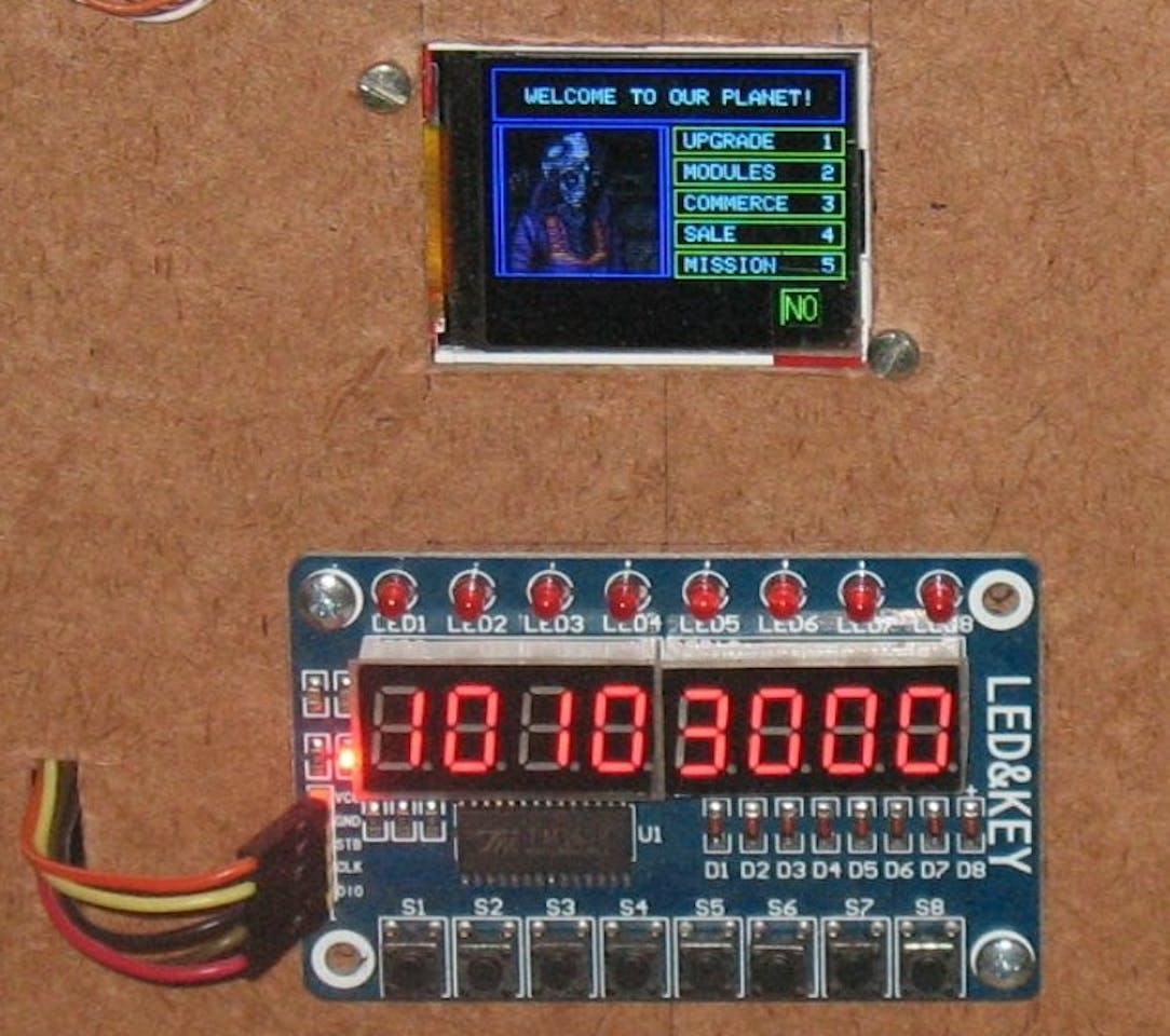 Star Trek And Elite Style Game Spaceship Simulator Arduino Project Hub Star Trek And Elite Style Game Spaceship Simulator Arduino Project Hub