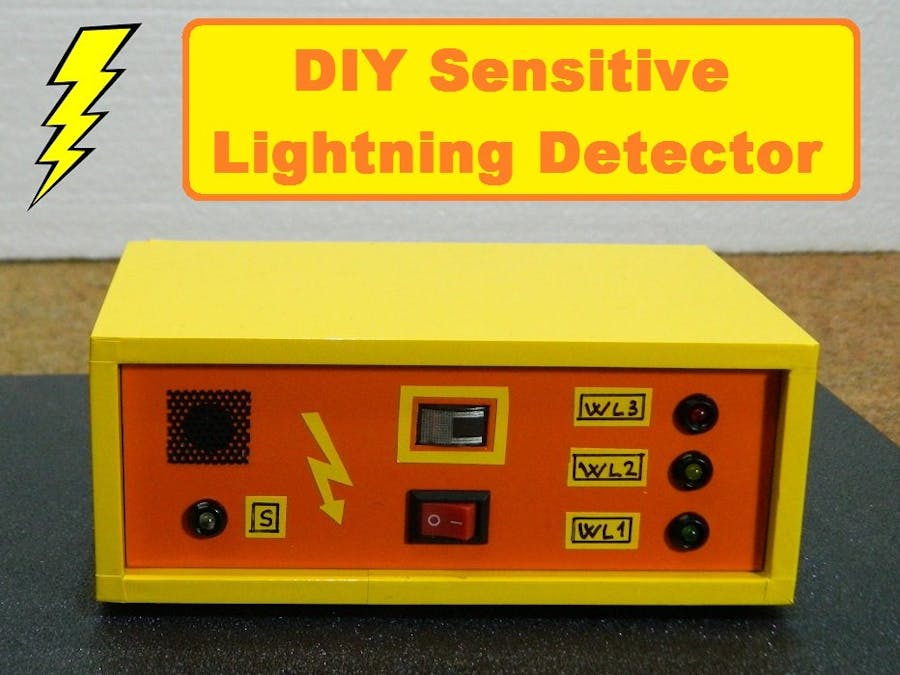 Sensitive Arduino Lightning Detector with Homemade Sensor