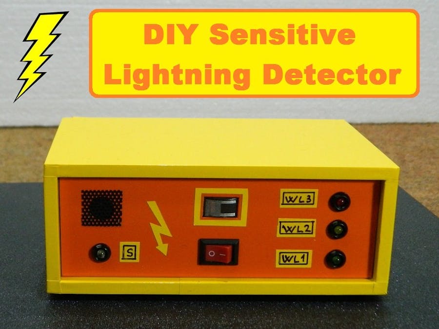 Sensitive Arduino Lightning detector with homemade sensor