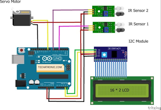 Automatic car parking system project Using Arduino - Arduino Project Hub