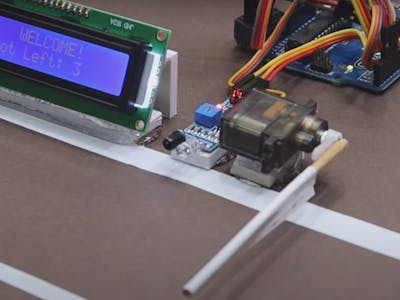 Automatic car parking system project Using Arduino
