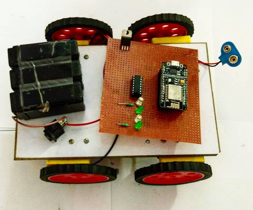 WiFi Controlled Robot | NodeMCU esp8266