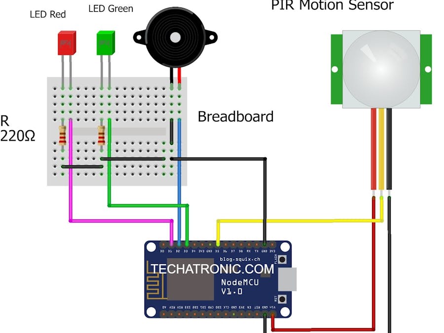 IoT Motion Detector With NodeMCU and Blynk