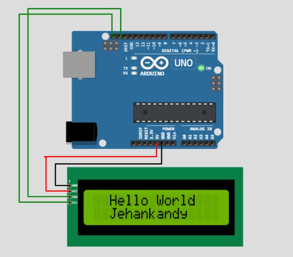Arduino 16x2 LCD Display with I2C - Hello World 