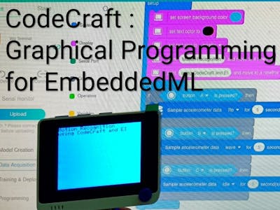 Codecraft: Graphical Programming for Embedded ML