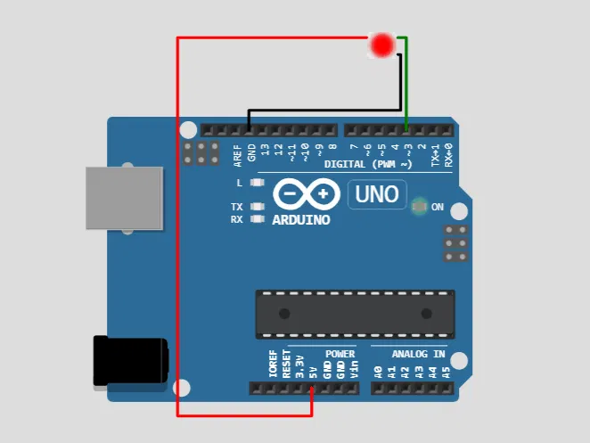 Blink Fast LED - Arduino simulator- Basic Example - 2022 - Hackster.io