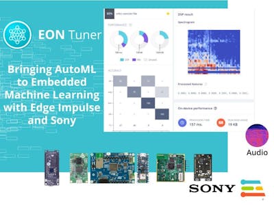 EON Tuner: AutoML in Embedded ML with EdgeImpulse & Sony