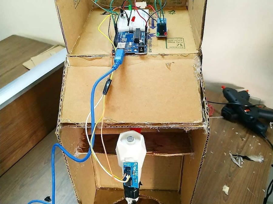 Touchless Water Tap Using Arduino