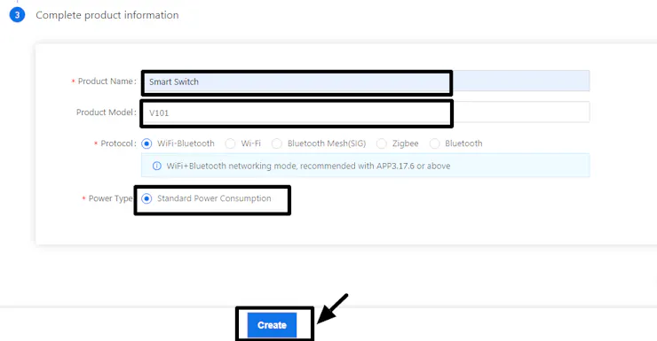Selecting UI on Tuya Platform