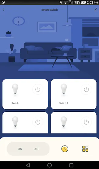 Tuya App Device Control Panel