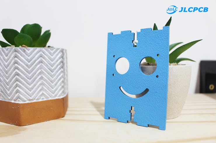 Figura 3E - Part for fixing the Mobile Robot ultrasonic sensor.