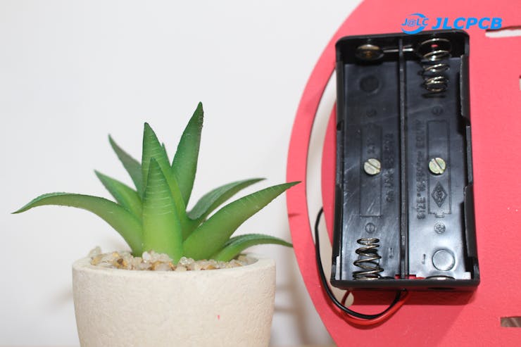 Figure 6 - Socket of 18650 Battery.