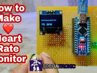 How to make Heart Rate Monitor Circuit Diagram