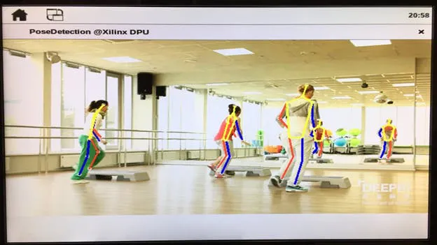 Pose detection result