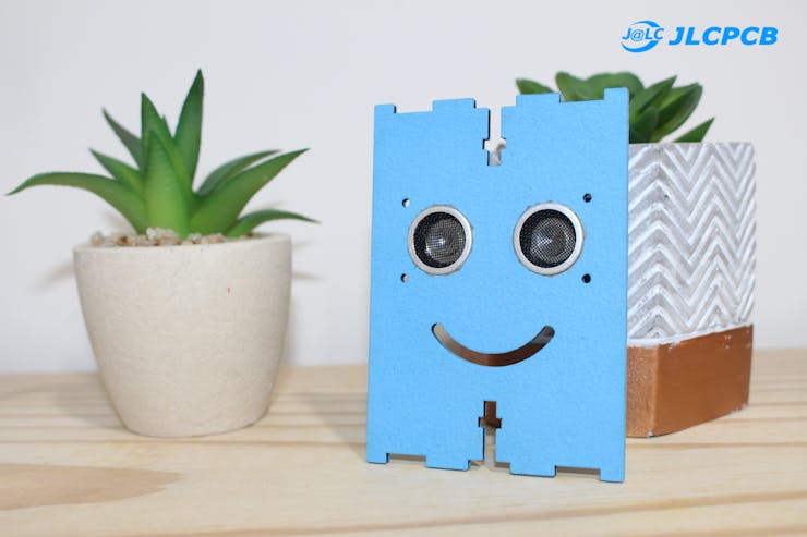 Figure 9 - Ultrassonic sensor connected in piece.