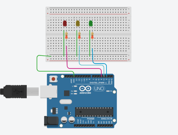 Arduino Traffic Light System - Hackster.io