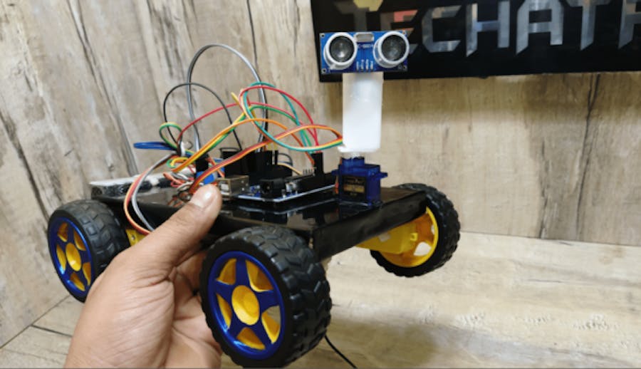 Obstacle Avoiding robot using Arduino