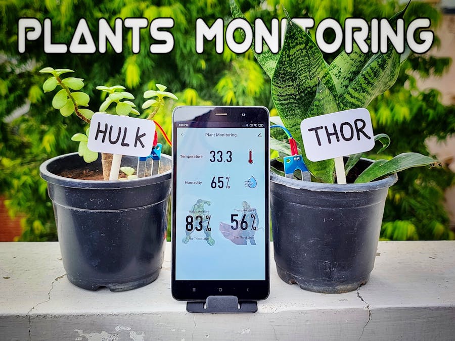 Avengers plant monitoring device | Arduino IoT projects